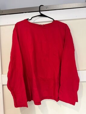 nuuds Red Long Sleeve Top